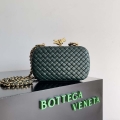 Bottega Veneta BV 776662V01D11019 Knot with Chain Dark Green