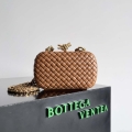 Bottega Veneta BV 776662V01D11019 Knot with Chain Tan