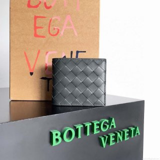 Bottega Veneta BV 743211 Intrecciato Bi-Fold Wallet BV70059