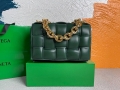 Bottega Veneta BV 20206 Chain Cassette 631421 Dark Green Gold