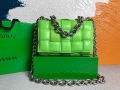 Bottega Veneta BV 20206 Chain Cassette 631421 Grass green Silver