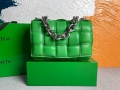 Bottega Veneta BV 20206 Chain Cassette 631421 Green Silver