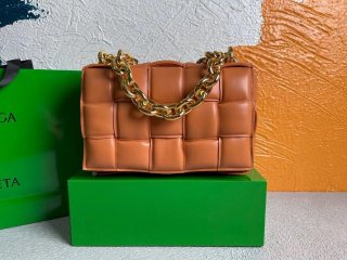 Bottega Veneta BV 20206 Chain Cassette 631421 Orange Gold