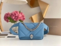 Bvlgari 291087 Serpenti Cabochon Crossbody Bag Blue