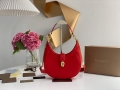 Bvlgari 291640 Serpenti Ellipse Shoulder Bag Red