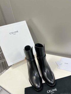 Celine Women Shoes 343413554C.38NO Margaret Chelsea Boot in Calfskin 188600