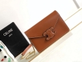 Celine 10J733 CUIR TRIOMPHE Calfskin leather WOC Brown