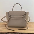 Celine 189103 Mini Belt Bag In Grained Calfskin 189153 Elephant gray