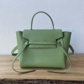 Celine 189103 Mini Belt Bag In Grained Calfskin 189153 Green