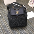 CHANEL A93748 Matelasse Caviar Leather Black