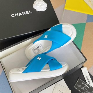 Chanel G38864 Mules Fabric Sandals Women C91152