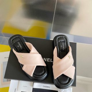 Chanel G38864 Mules Fabric Sandals Women C91154