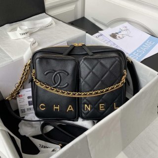 Chanel AS2924 Camera Case Black Bag