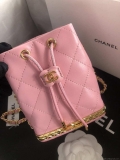 Chanel AP2750 Bucket Bag Shoulder Bag Lambskin Pink