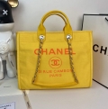 Chanel A66941 Large Shopping Bag A93786 Clothing Yellow