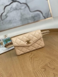 Chanel A99009 Waist bag Lambskin Light Yellow Pink Gold