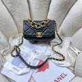 Chanel AS3365 Mini Flap Bag 17cm Lambskin Black