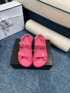 Chanel Women’s fashion Knitwear Sandals G35933 Rose Red