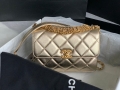 Chanel Small Flap Bag Lambskin AS3240 Gold