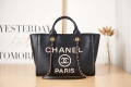 Chanel AS3257 Small Shopping Bag Calfskin Black