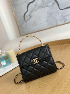 Chanel AP2944 Clutch with Chain Lambskin Black