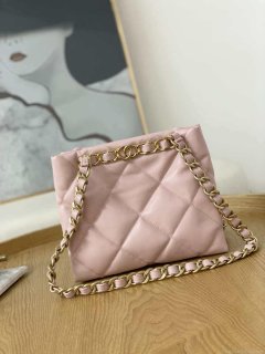 Chanel AS3502 Small TOTE Lambskin Pink