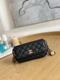 Chanel AP81210 Belt Pocket Bag Black