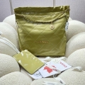 Chanel 22 Large Handbag Shiny Calfskin AS3262 Light Green