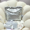 Chanel 22 Small Handbag Shiny Calfskin AS3260 Silver