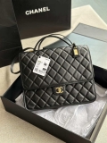 Chanel AS3662 LARGE BACKPACK Calfskin & Gold-Tone Metal Black