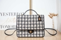 Chanel AS3662 LARGE BACKPACK Wool Tweed & Gold-Tone Metal White