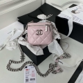 Chanel AP2718 Small Vanity With Chain Pink Lambskin