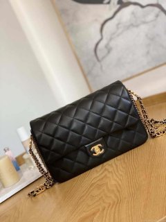 Chanel AS3777 Flap Bag Lambskin & Gold-Tone Metal Black