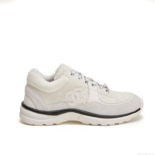 Chanel Men Women’s Sneaker Shoes G38753 White