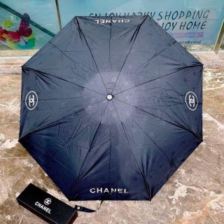 Chanel Five Fold Automatic Folding Sun Umbrella C855667