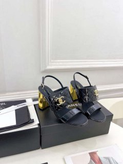 Chanel G39645 Women’s High Heel Sandals C91323