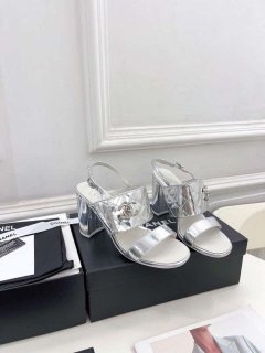 Chanel G39645 Women’s High Heel Sandals C91326