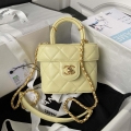 Chanel AS3973 Small Vanity Case Lambskin bag Yellow