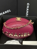 Chanel AP3252 Clutch With Chain Lambskin Wine Red