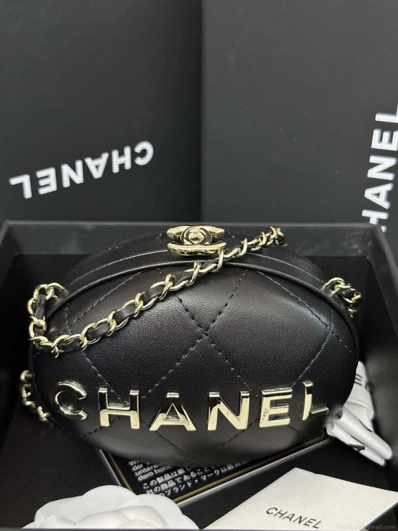 Chanel AP3252 Clutch With Chain Lambskin Black