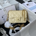 Chanel AS3113 Mini Flap Bag Lambskin Yellow