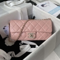 Chanel AS3791 Flap Bag Lambskin Pink