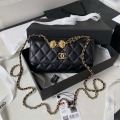 Chanel AP3426 Woc Mini Flap Bag Lambskin 17cm Black