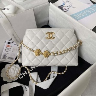 Chanel AS3429 Lambskin Bag White