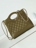 Chanel 31 mini Shopping Chain Lambskin leather AS4133 Bag Green