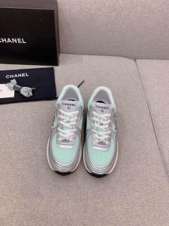 Chanel Women’s Sneaker G45077 Designer Trainers Fabric Laminated C90105