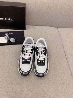 Chanel Women’s Sneaker G45077 Designer Trainers Fabric Laminated C90107