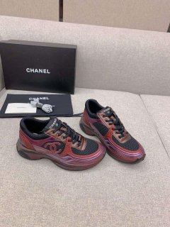 Chanel Women’s Sneaker G45077 Designer Trainers Fabric Laminated C90109