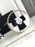 Chanel AP3584 Pouch Mixed Fibers Calfskin & Gold-Tone Metal White