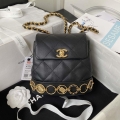 Chanel Small Backpack AS4275 Calfskin & Gold-Tone Metal Black